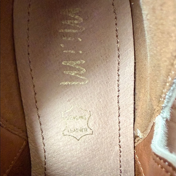 Mi.iM Ellen Calf Hide Ankle Boots Size 7.5 White Cowgirl Southwestern EUC - Picture 7 of 9